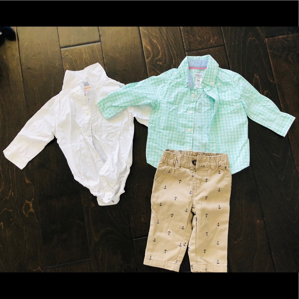 Baby boy Pant and Shirt set - 6Months- 2Sets